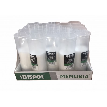 Свеча запаска Memoria Bispol (75 часов) 280г (20шт)